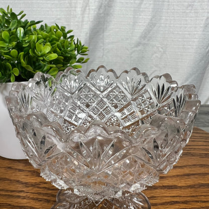 Westmoreland Thumbelina Toy Punch Bowl Pressed Glass