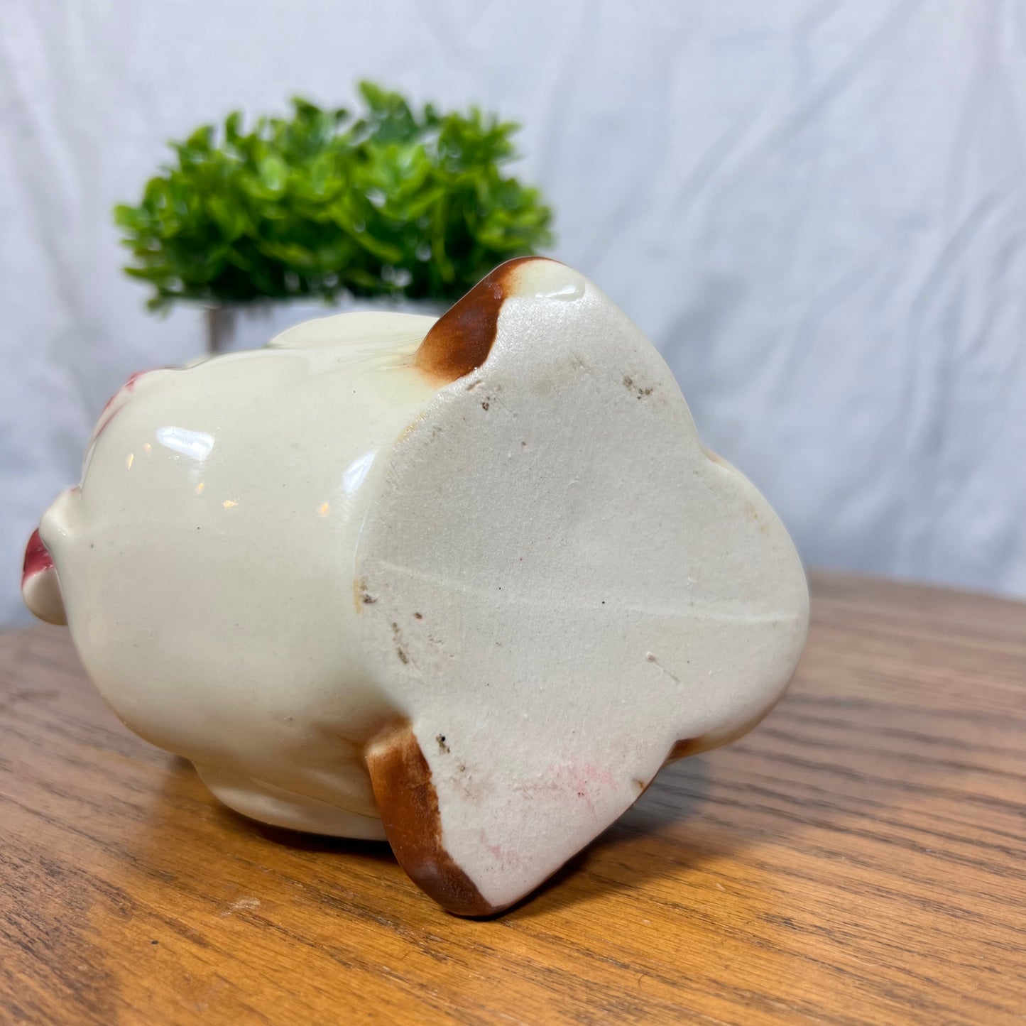 MCM Vintage Duck Wearing a Bonnet Ceramic Planter