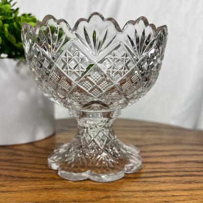 Westmoreland Thumbelina Toy Punch Bowl Pressed Glass