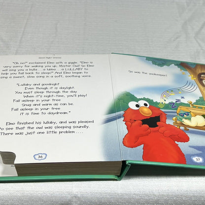 Musical Lullaby Treasury Elmo Good Night Stories needs new batteries - Book