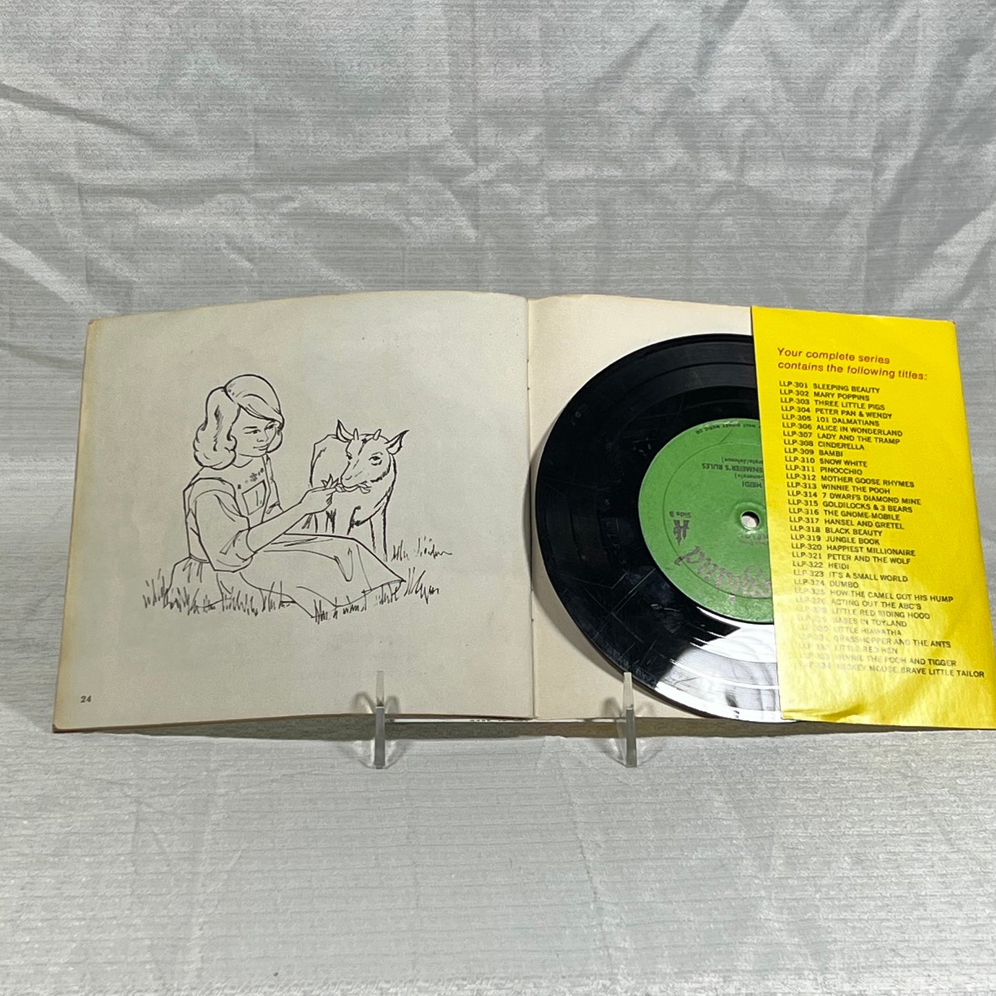 The Story Of Heidi Read Along Record