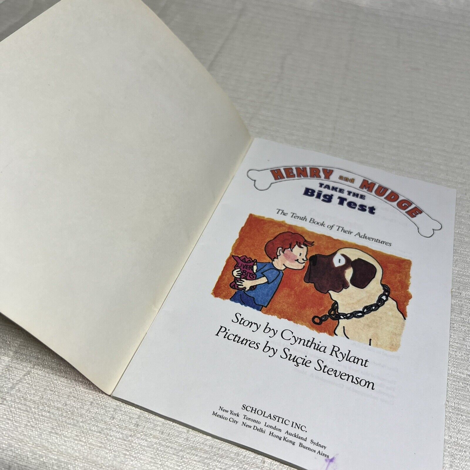 Henry And Mudge Take The Big Test - Book