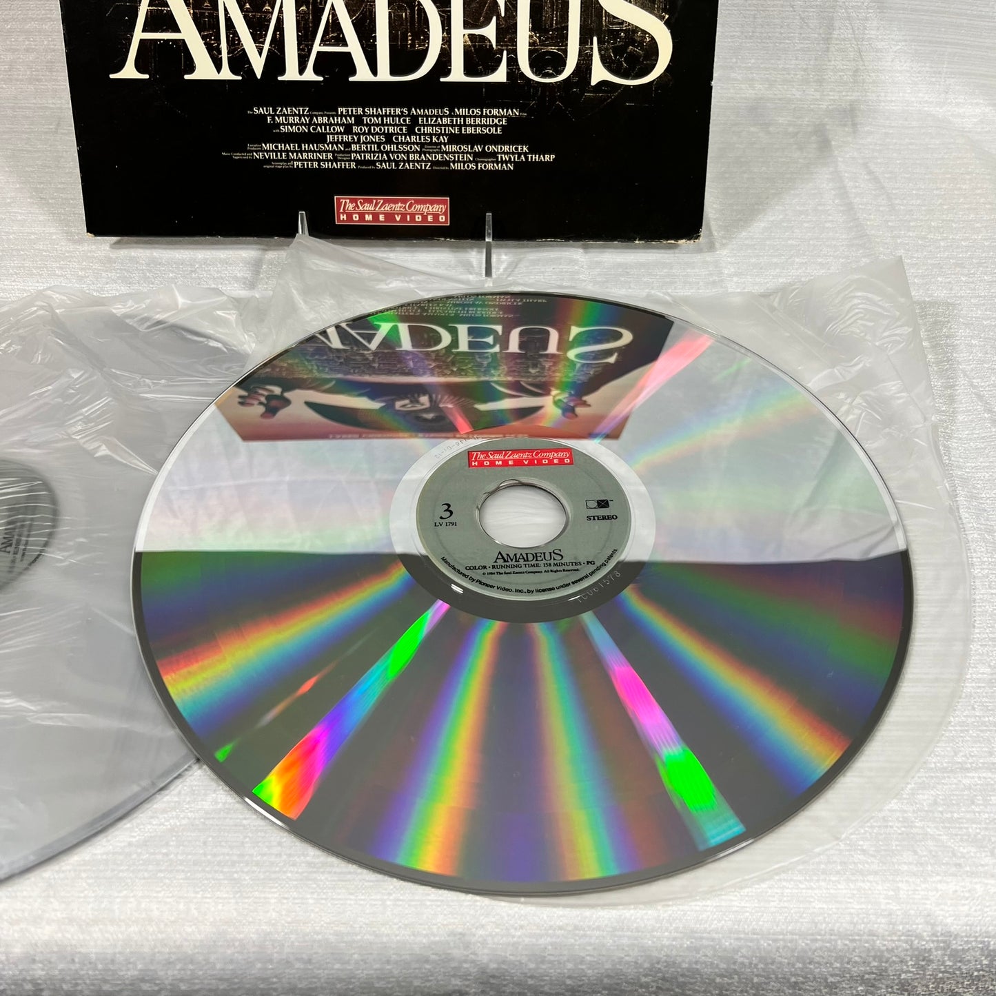 "Amadeus" Saul Zaentz Company Laserdisc LD - F. Murray Abraham