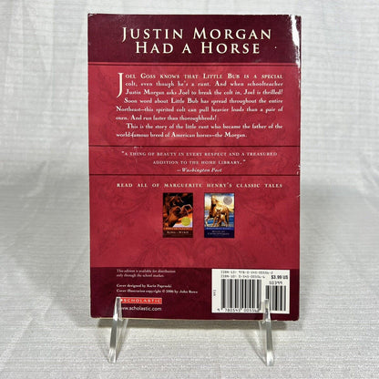 Justin Morgan Had A Horse by Marguerite Henry - Book