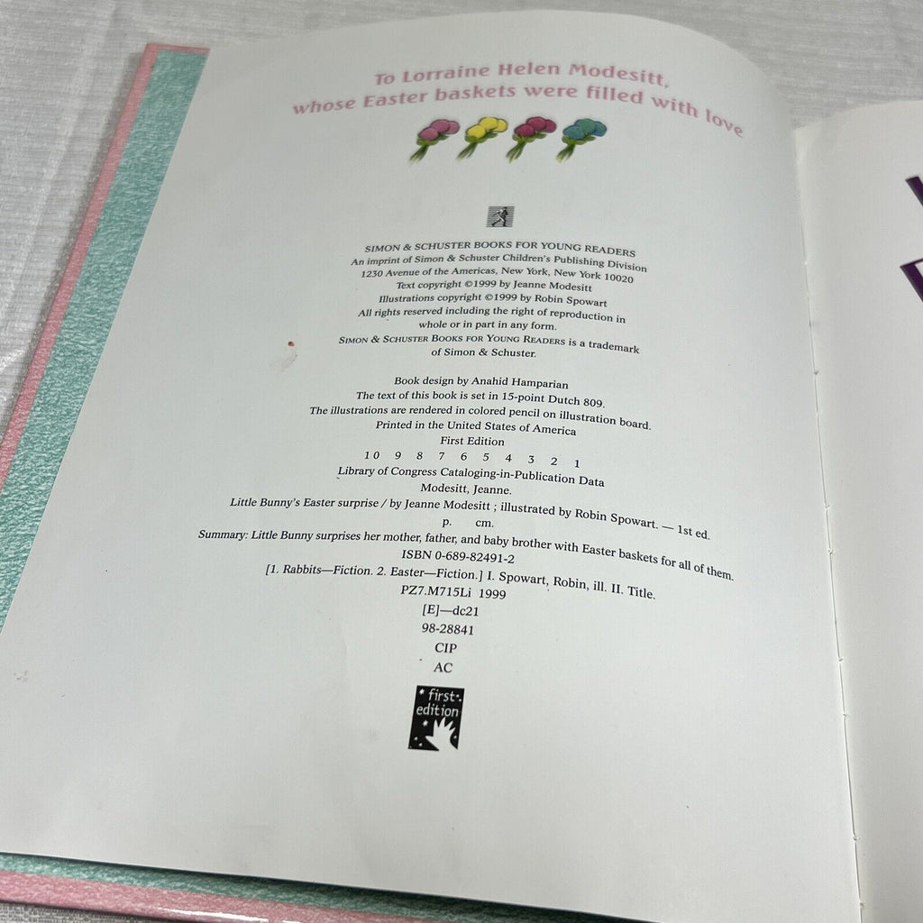 Little Bunny's Easter Surprise - Book
