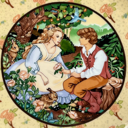 Once Upon a Rhyme Roses are Red Collectors Plate Heinrich W. Germany Villeroy & Boch