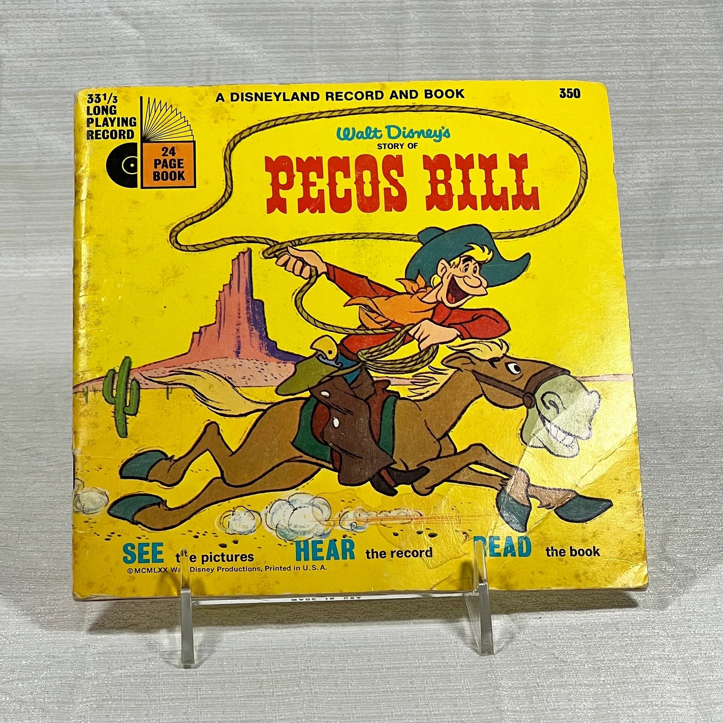 Pecos Bill Read Along Record