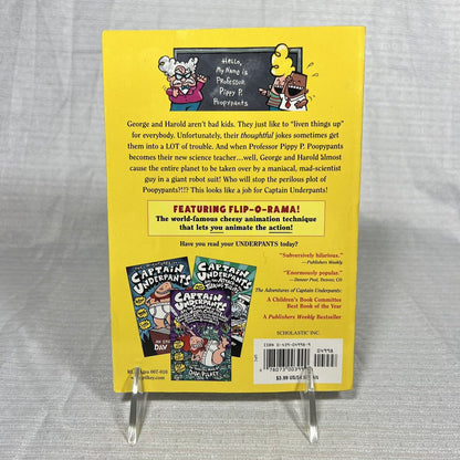 Captain Underpants and The Perilous Plot of Professor Poopypants - Book