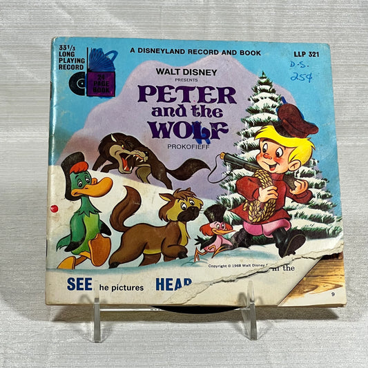 Peter and the Wolf Read Along Record #1 (torn cover)