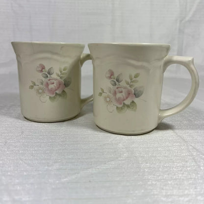 Pfaltzgraff Tea Rose Mug Set of 2