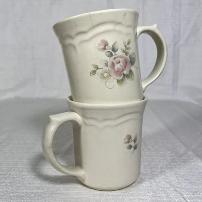 Pfaltzgraff Tea Rose Mug Set of 2