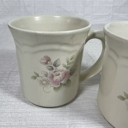 Pfaltzgraff Tea Rose Mug Set of 2