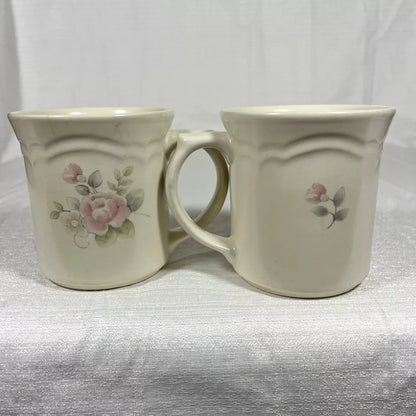 Pfaltzgraff Tea Rose Mug Set of 2