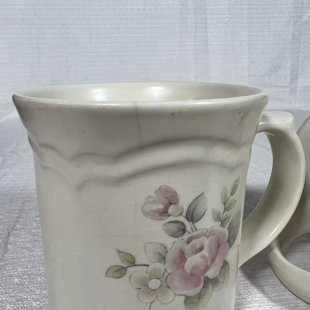 Pfaltzgraff Tea Rose Mug Set of 2