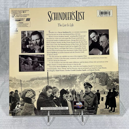 Schindlers List (Laserdisc, 1994)