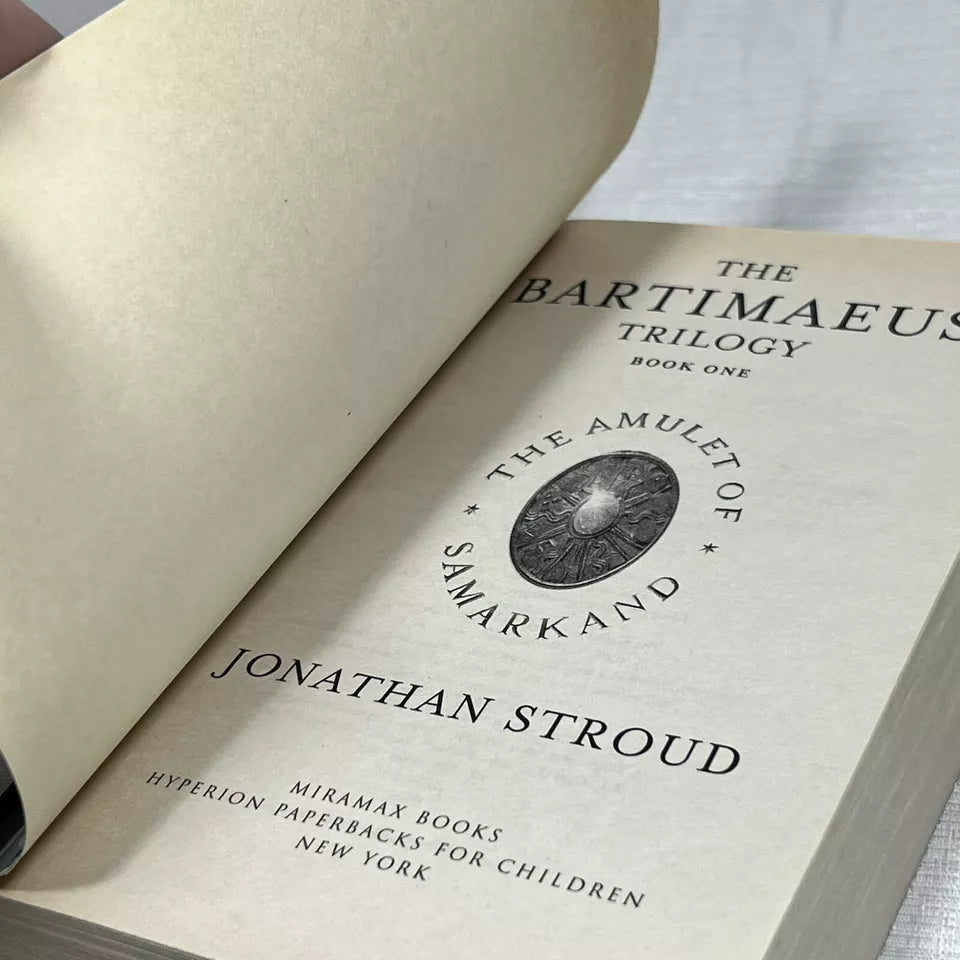 The Bartimaeus Trilogy Book One The Amulet of Samarkand by Jonathan Stroud