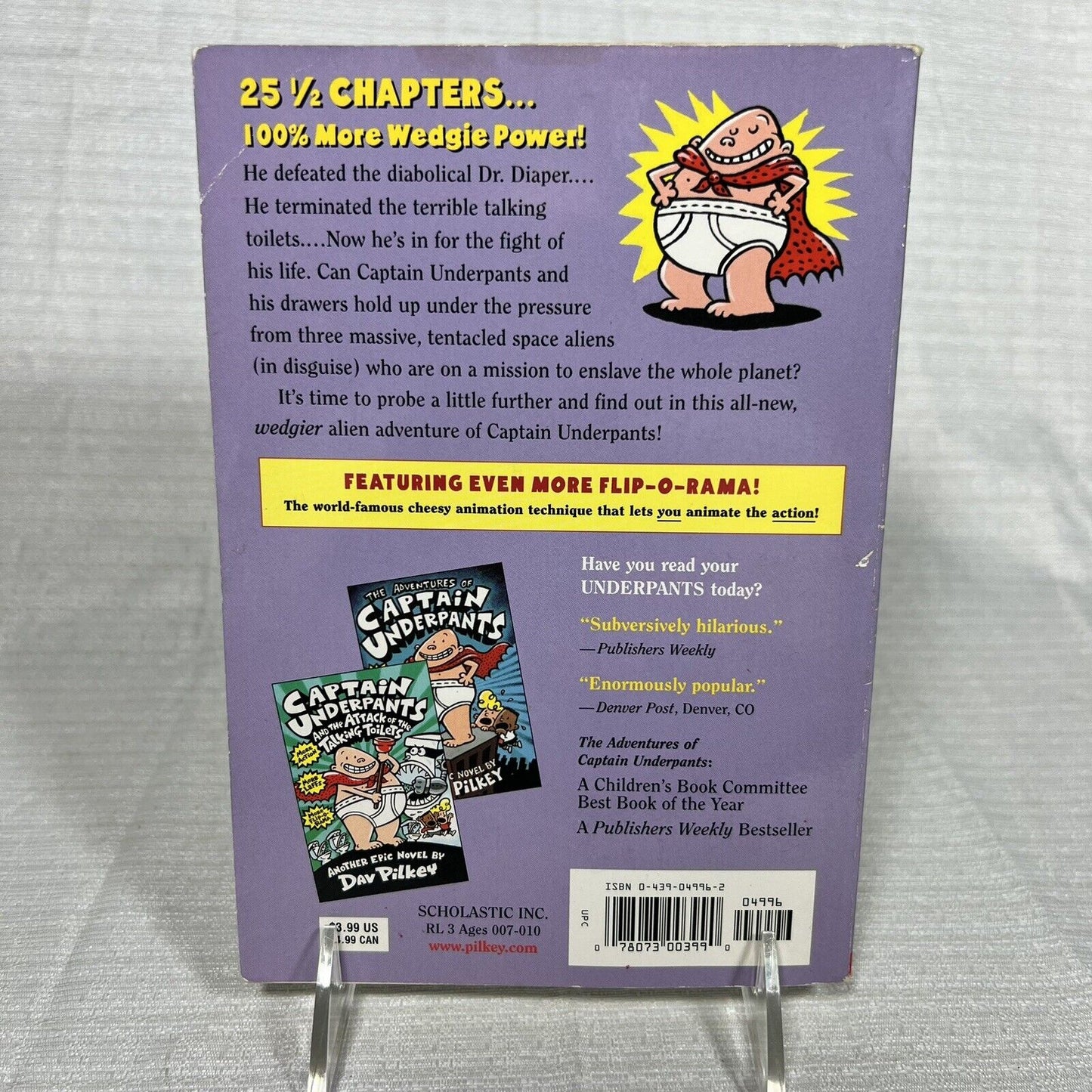 Captain Underpants and the Invasion of The Incredibly Naughty Cafeteria Lady - Book