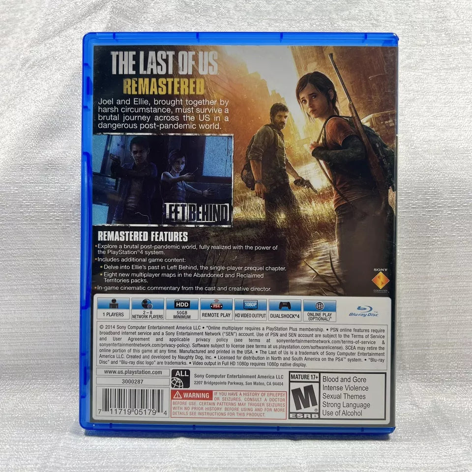 The Last of Us Remastered (PlayStation 4, 2014)