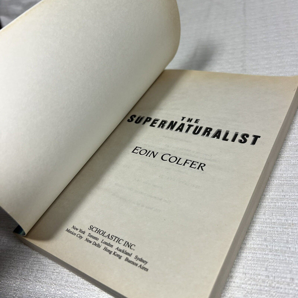 The Supernaturalist by Eoin Colfer - Book