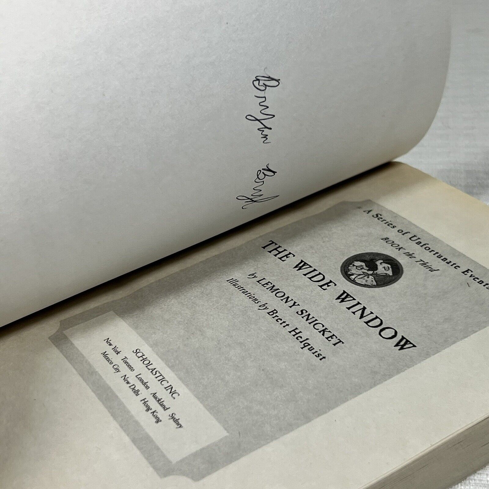 A Series of Unfortunate Events Volume 3 The Wide Window - Book