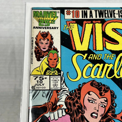 Vision and the Scarlet Witch #10 Comic Book 1986 Marvel Comics