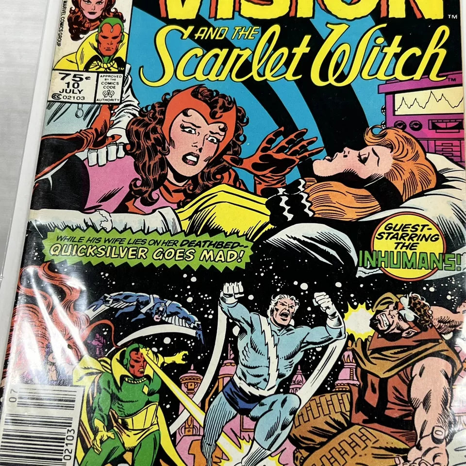 Vision and the Scarlet Witch #10 Comic Book 1986 Marvel Comics