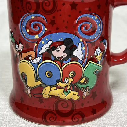 Walt Disney World 2005 Where the Party Never Ends Red Mug