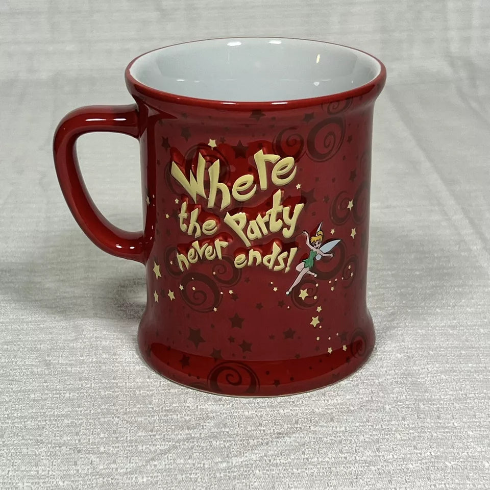 Walt Disney World 2005 Where the Party Never Ends Red Mug