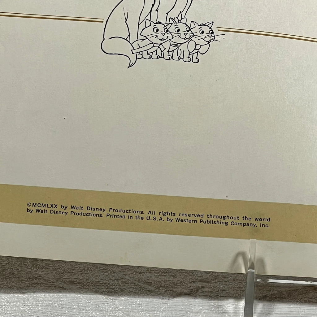 The Aristocats Read Along Record
