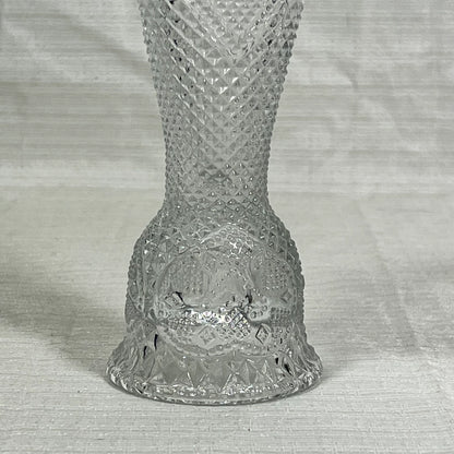 Vintage Avon Fostoria Hearts and Diamonds Candle Holder/Vase