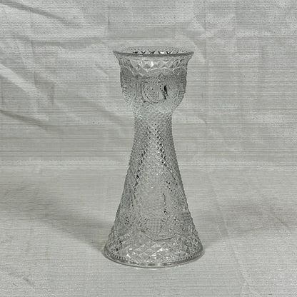 Vintage Avon Fostoria Hearts and Diamonds Candle Holder/Vase