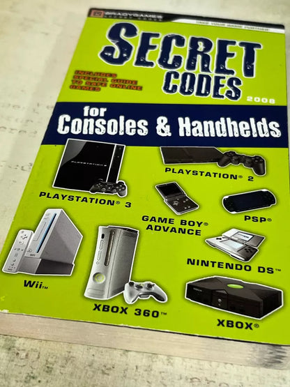 Secret Codes For Consoles And Handhelds Bradygames 2008