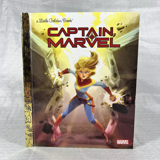 Little Golden Book Ser.: Captain Marvel Little Golden Book (Marvel) by John...