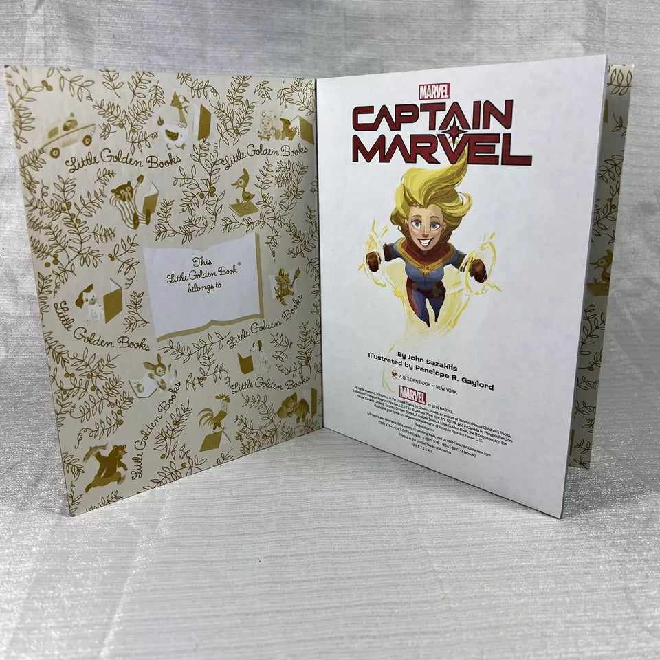 Little Golden Book Ser.: Captain Marvel Little Golden Book (Marvel) by John...