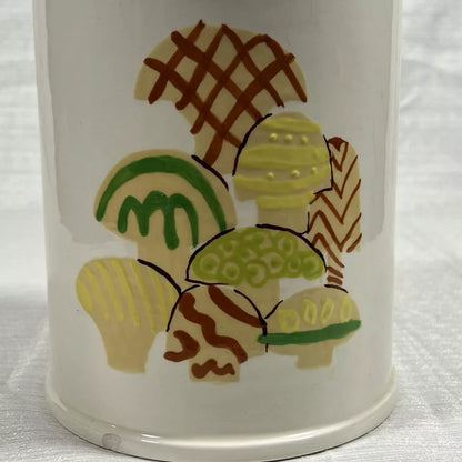 Ceramic Mushroom Kitchen Utensil Holder - Hand Painted, studio pottery