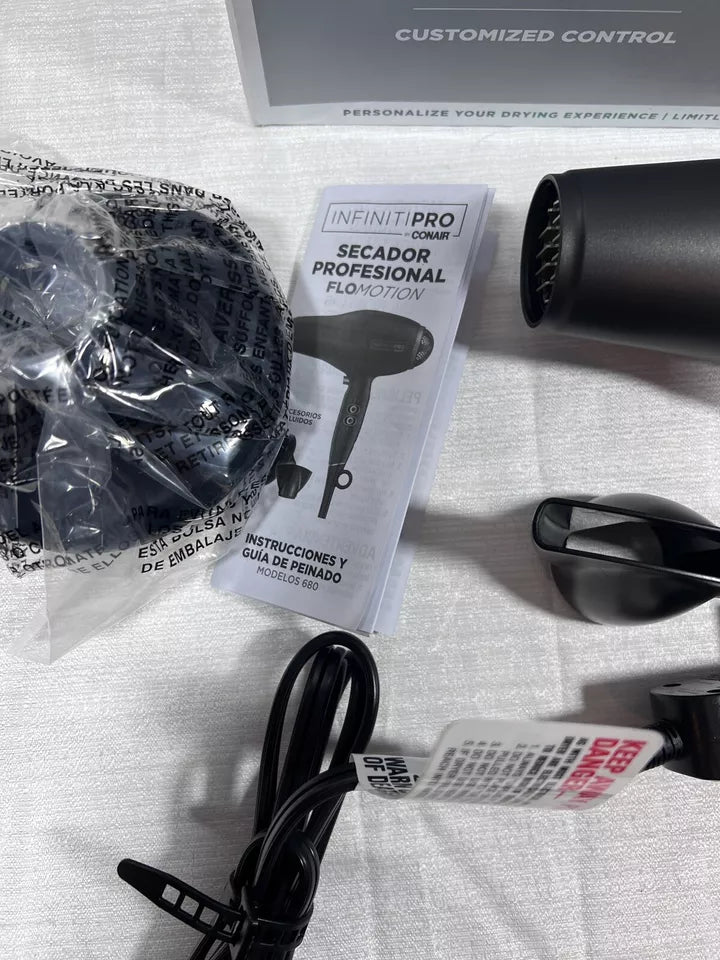 Conair 680 Infiniti Pro Hair Dryer - Black