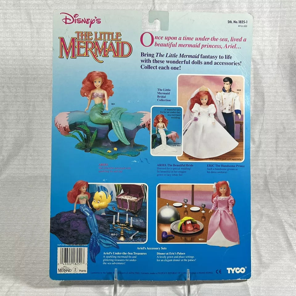 Dinner at Eric's Palace Accessory Set Disney The Little Mermaid Tyco NEW SEALED