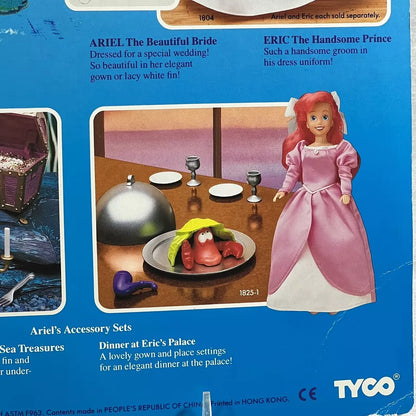 Dinner at Eric's Palace Accessory Set Disney The Little Mermaid Tyco NEW SEALED