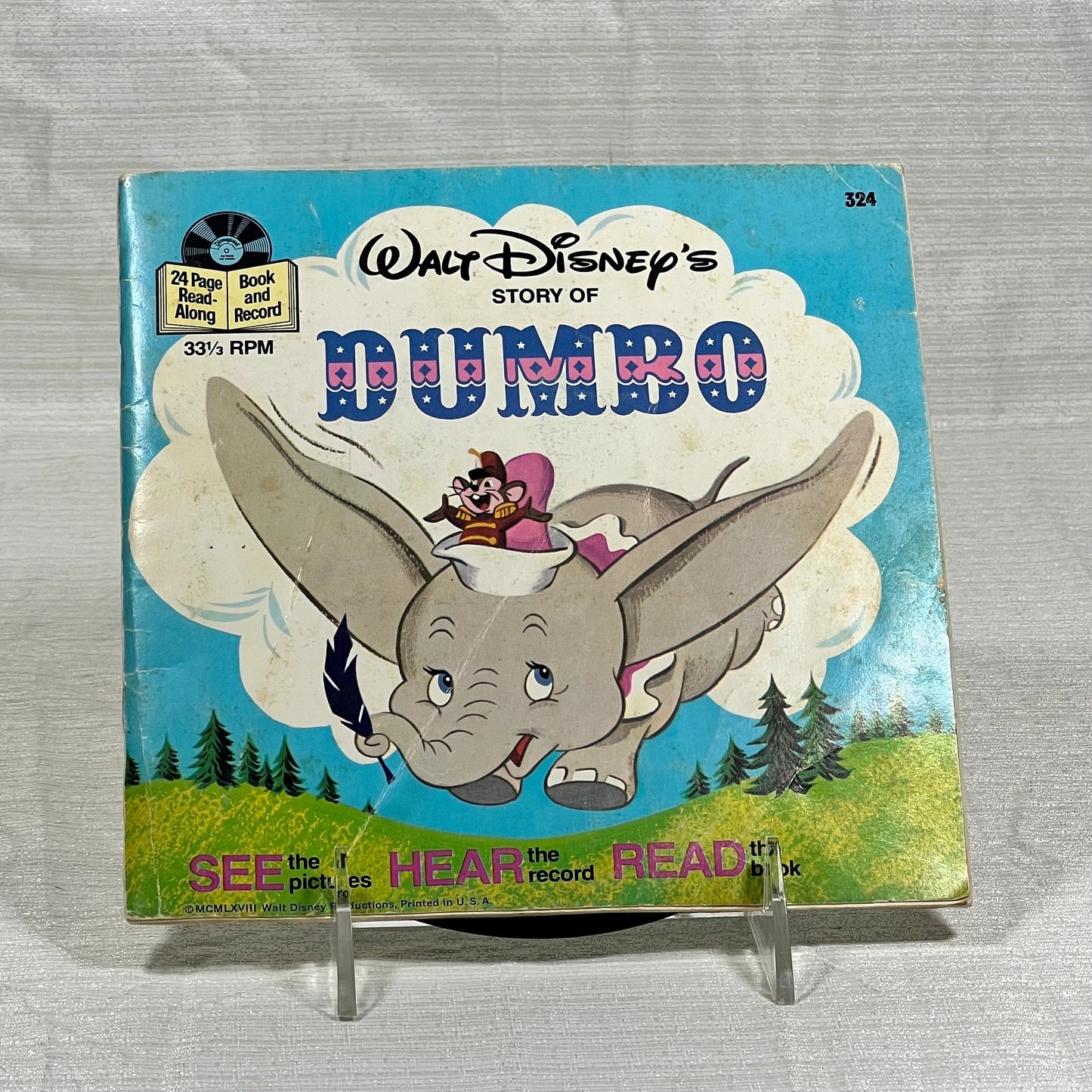 Dumbo Read Along Record