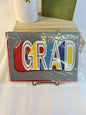 Graduation Greeting Card  Congrats Vibrant Colors Glitter Accent Any Graduate