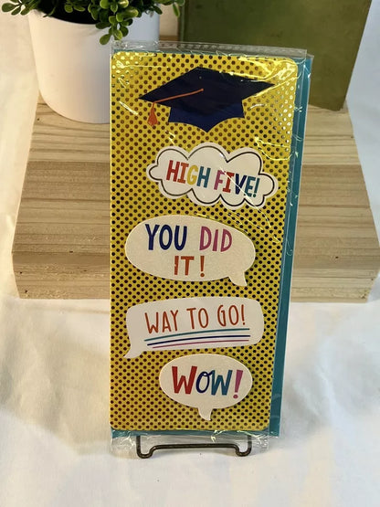 Graduation card For College Or High School - High Five, You Did It!, Way To Go!