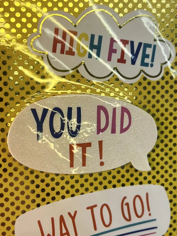 Graduation card For College Or High School - High Five, You Did It!, Way To Go!