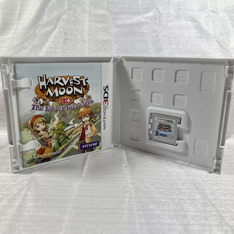 Nintendo 3DS Harvest Moon The Tale of Two Towns Cartridge Only Tested Guaranteed