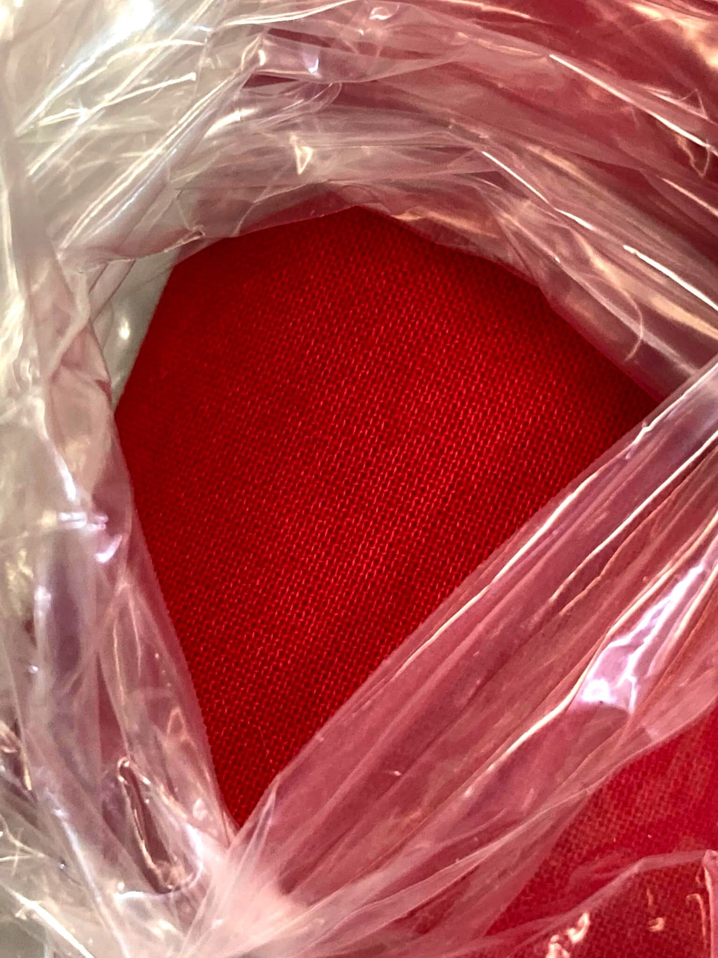 Cotton Broadcloth Red - Personal Craft Supply Destash - by the yard - fabric for quilts, pillowcases, table cloths, clothing and more