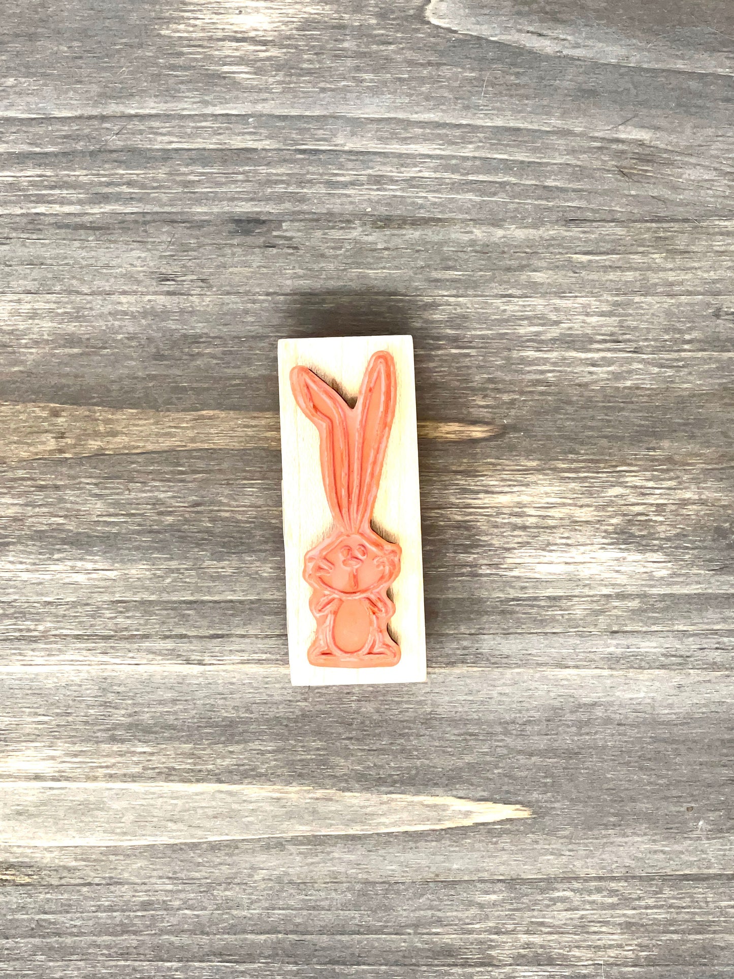 Long Eared Bunny Rubber Stamp Inkadinkado - New, unused - 96326 - card making Spring, Easter, bunnies, rabbits, bunny, animals, simple lines