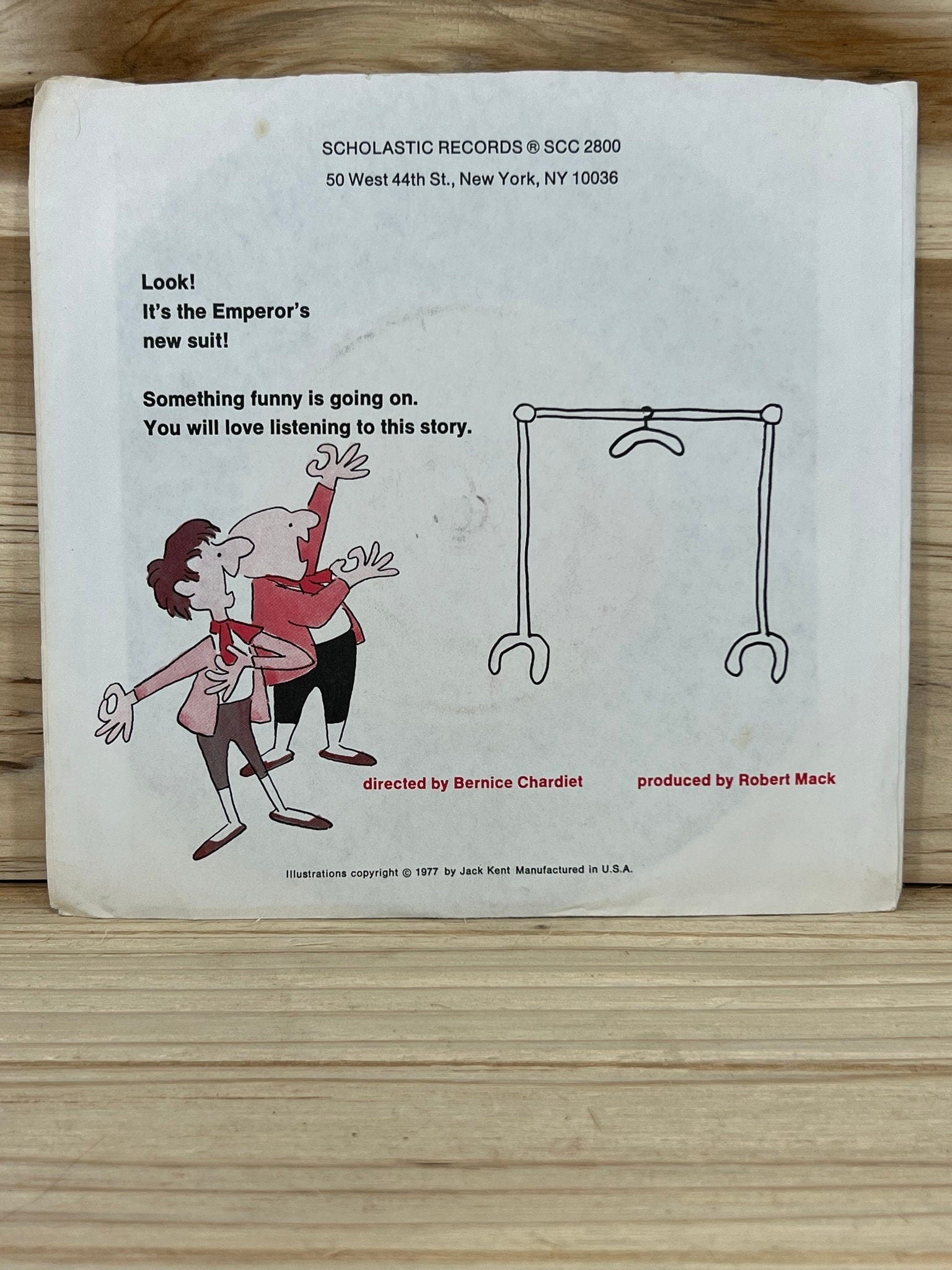 Scholastic Records - The Emperor's New Clothes - 33 1/3 RPM - 1978 - Plays Through - No skips - Kids records - vintage vinyl