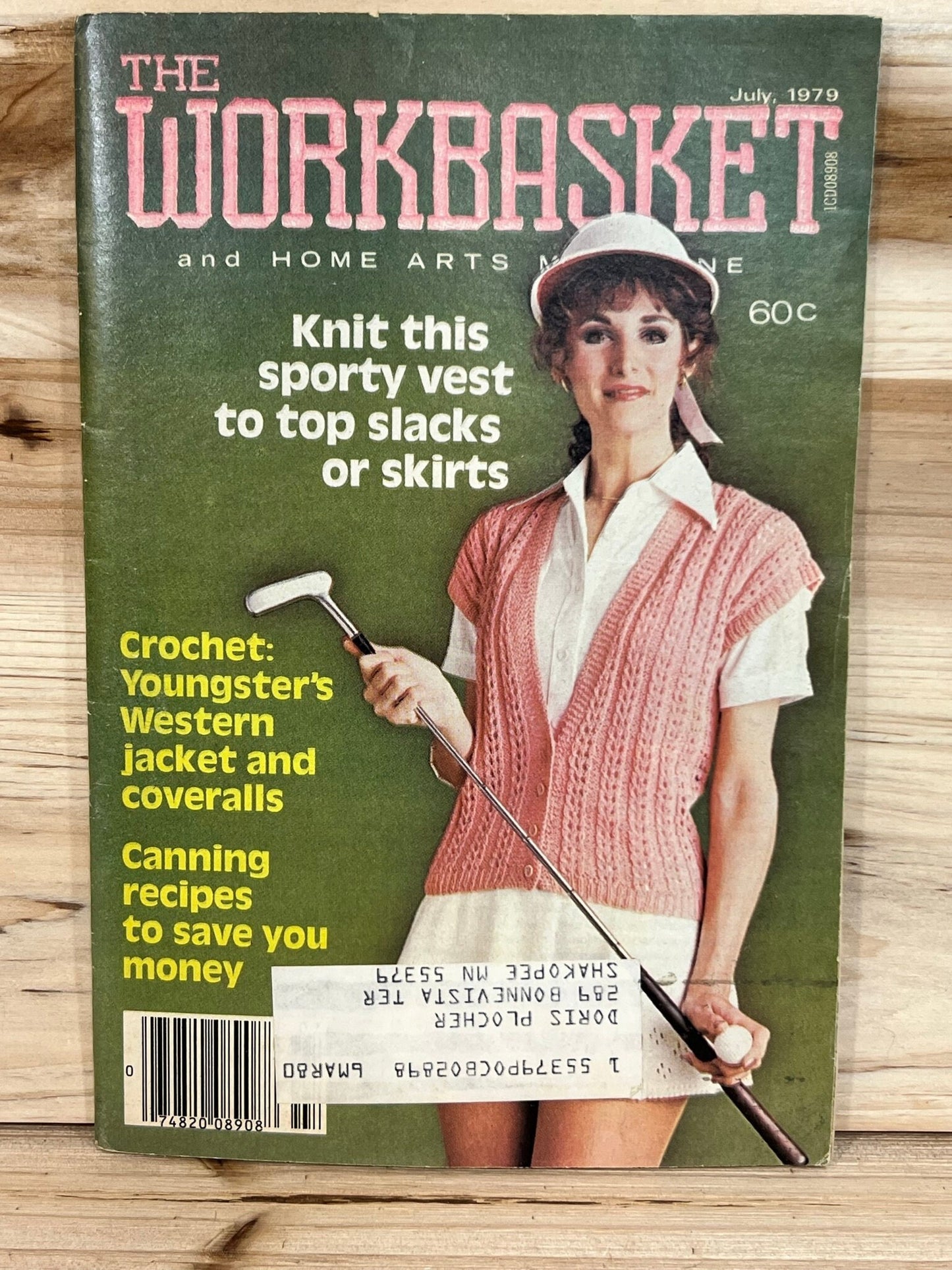 The Workbasket and Home Arts Magazine - July 1979 - Knitting, Crochet, Cooking recipes, tatting, needlepoint, flowers, sewing, crafting