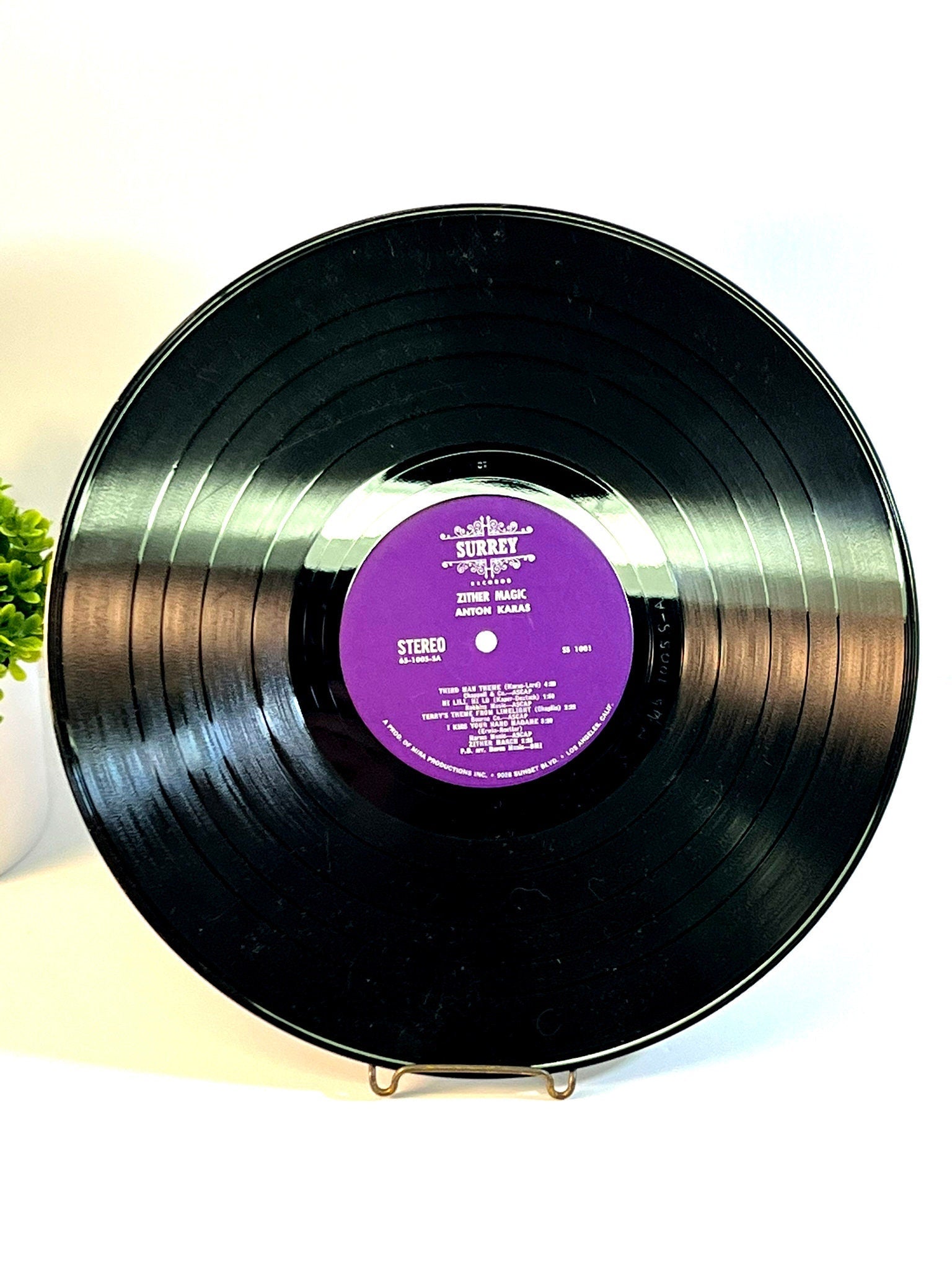 Zither Magic Anton Karas Surrey Vintage Vinyl, LP, Album, Record