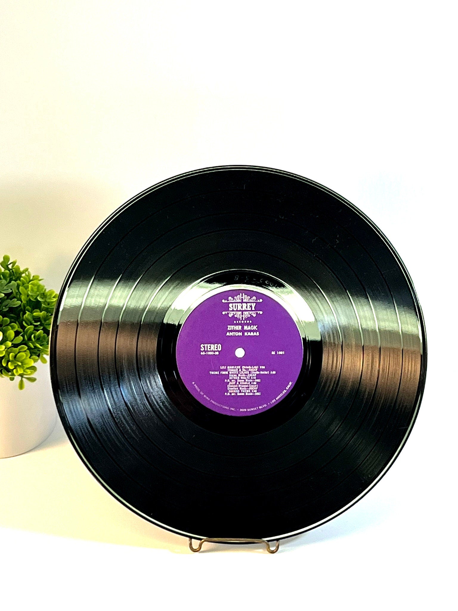 Zither Magic Anton Karas Surrey Vintage Vinyl, LP, Album, Record