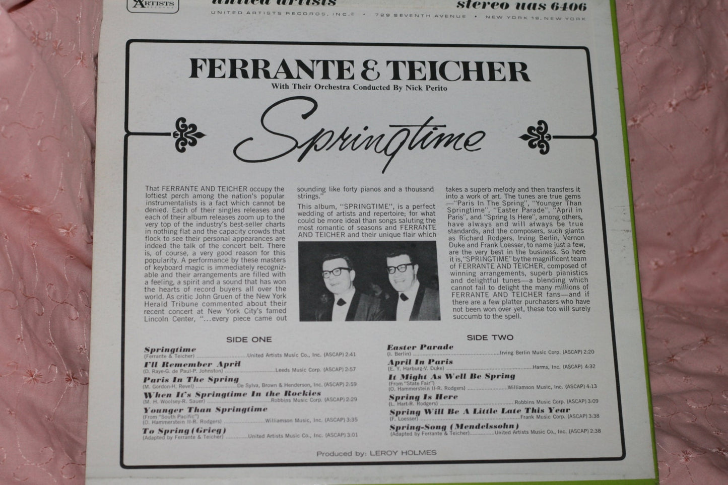 Ferrante & Teicher - Springtime vinyl LP